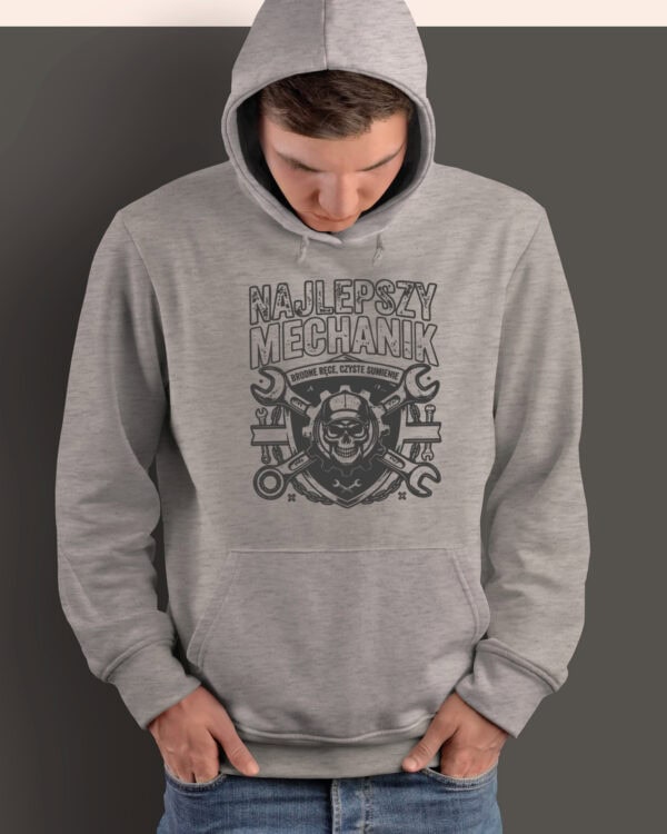 TL1748 SIM19 Bluza z kapturem Prezent dla Mechanika <br>Najlepszy Mechanik