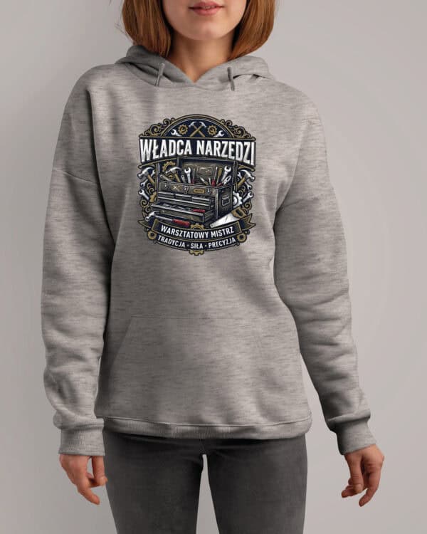 TL1749 SIM17 Bluza z kapturem dla Mechanika <br>Władca Narzędzi Prezent