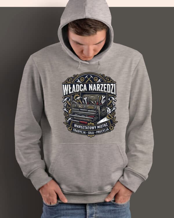 TL1749 SIM19 Bluza z kapturem dla Mechanika <br>Władca Narzędzi Prezent