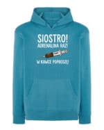 TL1750 SIM30 Śmieszna Bluza z kapturem dla Lekarza <br>Zastrzyk Kawy