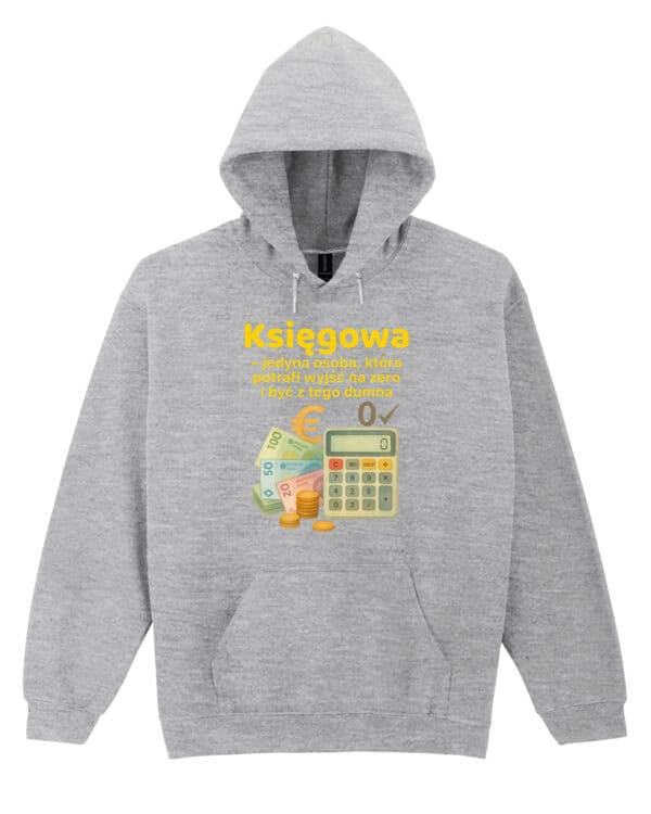 TL1754 SIM16 Prezent dla Księgowej <br>Śmieszna Bluza z kapturem