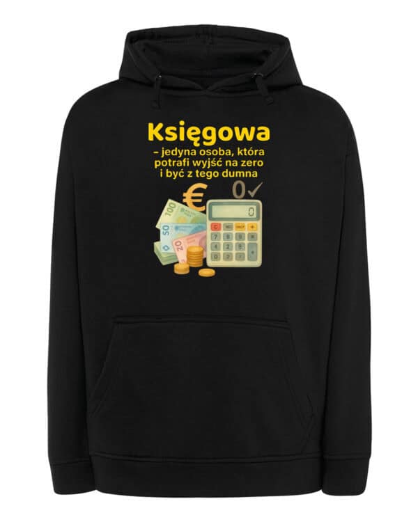 TL1754 SIM25 Prezent dla Księgowej <br>Śmieszna Bluza z kapturem