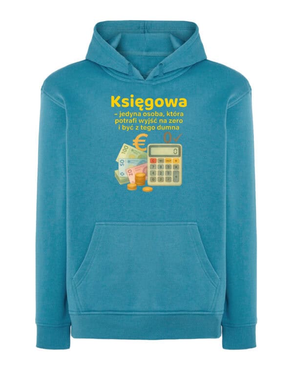 TL1754 SIM30 Prezent dla Księgowej <br>Śmieszna Bluza z kapturem