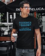 TL1756 SIM14 Koszulka Prezent dla Informatyka IT <br>Władca Serwerów