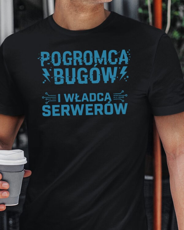TL1756 SIM15 Koszulka Prezent dla Informatyka IT Władca Serwerów
