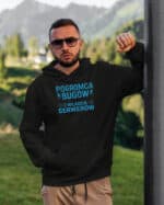 TL1756 SIM21 Bluza z kapturem Prezent dla Informatyka IT <br>Władca Serwerów