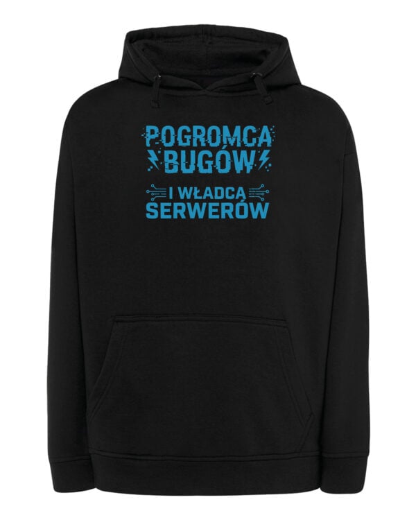 TL1756 SIM25 Bluza z kapturem Prezent dla Informatyka IT <br>Władca Serwerów