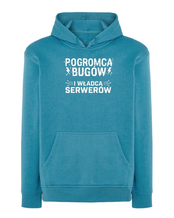 TL1756 SIM30 Bluza z kapturem Prezent dla Informatyka IT <br>Władca Serwerów