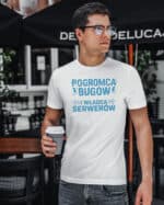 TL1756 SIM4 Koszulka Prezent dla Informatyka IT <br>Władca Serwerów