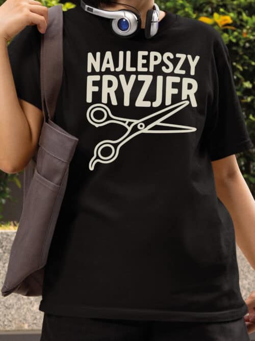 TL1757 SIM13 Koszulka Prezent dla Fryzjer Najlepszy Fryzjer