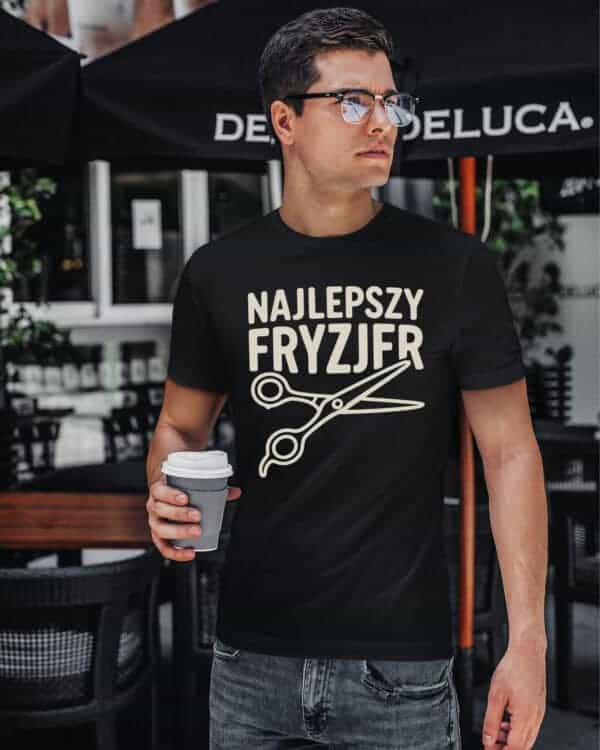 TL1757 SIM14 Koszulka Prezent dla Fryzjer <br>Najlepszy Fryzjer