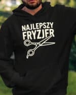 TL1757 SIM22 Bluza z kapturem Prezent dla Fryzjer Najlepszy Fryzjer