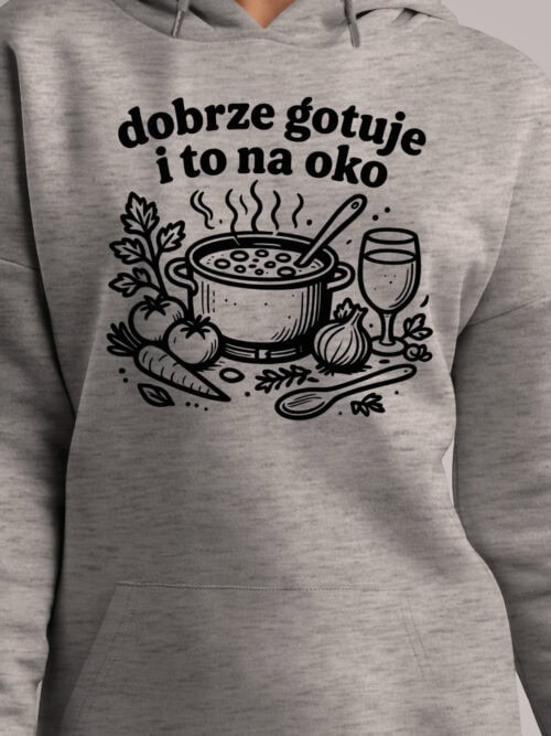 TL1758 SIM18 Bluza z kapturem Prezent dla Kucharza Najlepszy Kucharz