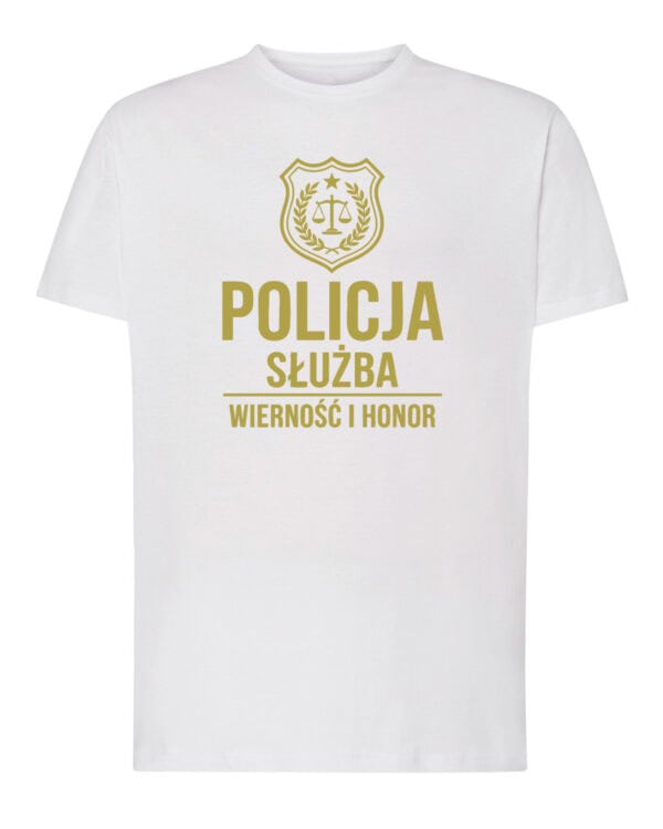 TL1760 SIM Koszulka Prezent dla Policjanta <br>Honor Służba