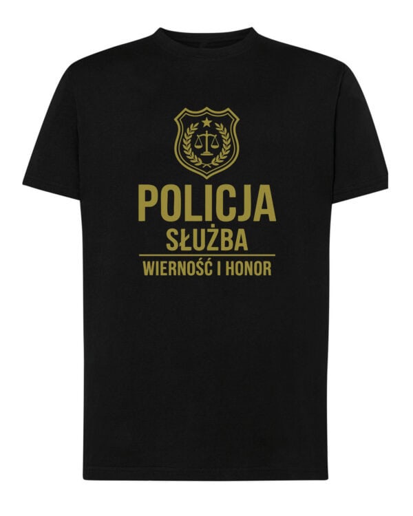 TL1760 SIM11 Koszulka Prezent dla Policjanta <br>Honor Służba