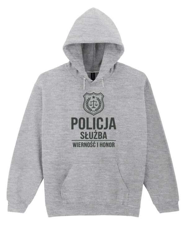 TL1760 SIM16 Bluza z kapturem Prezent dla Policjanta <br>Honor Służba