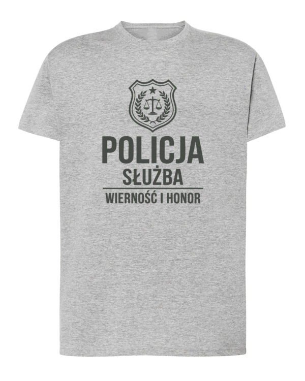 TL1760 SIM6 Koszulka Prezent dla Policjanta <br>Honor Służba