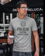 TL1760 SIM9 Koszulka Prezent dla Policjanta <br>Honor Służba