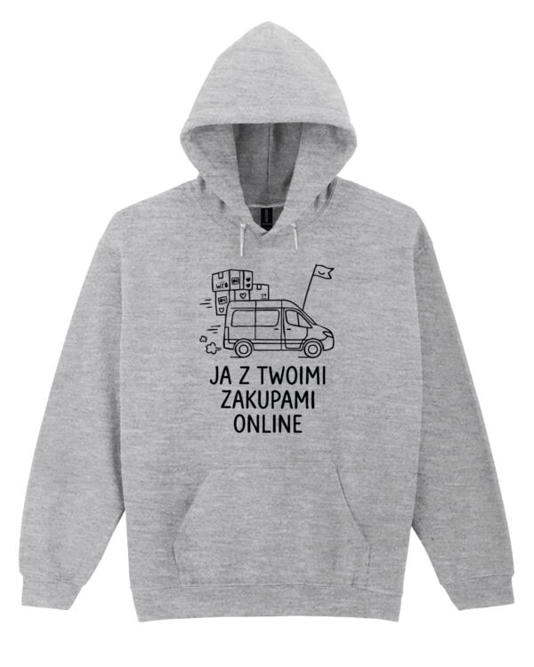 TL1762 SIM16 Bluza z kapturem Prezent dla Kuriera <br>Super Kurier