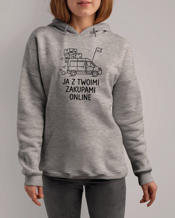 TL1762 SIM17 Bluza z kapturem Prezent dla Kuriera <br>Super Kurier