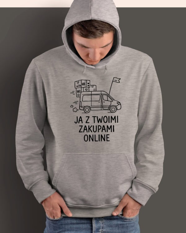 TL1762 SIM19 Bluza z kapturem Prezent dla Kuriera <br>Super Kurier