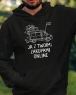 TL1762 SIM22 Bluza z kapturem Prezent dla Kuriera Super Kurier