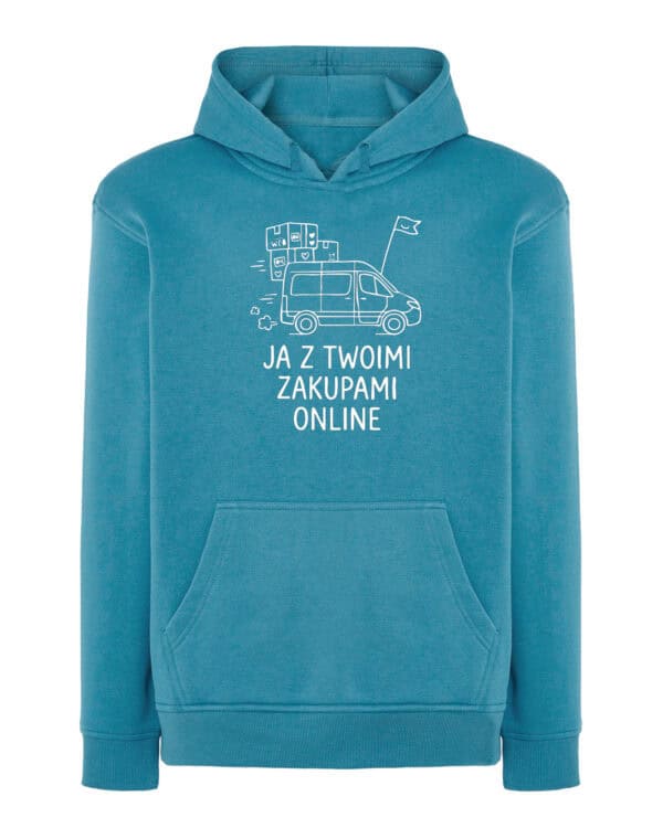 TL1762 SIM30 Bluza z kapturem Prezent dla Kuriera <br>Super Kurier