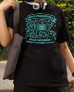 TL1763 SIM13 Śmieszna Koszulka dla Pielęgniarki Super Moce