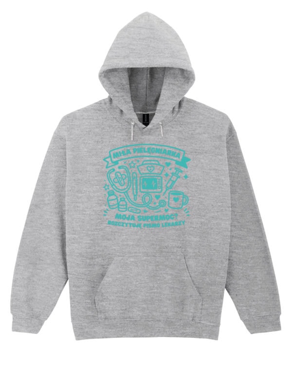 TL1763 SIM16 Śmieszna Bluza z kapturem dla Pielęgniarki <br>Super Moce