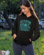 TL1763 SIM23 Śmieszna Bluza z kapturem dla Pielęgniarki <br>Super Moce