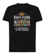 TL1764 SIM11 Śmieszna Koszulka dla Kucharza <br>Władca Kuchni