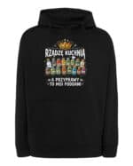TL1764 SIM25 Śmieszna Bluza z kapturem dla Kucharza <br>Władca Kuchni