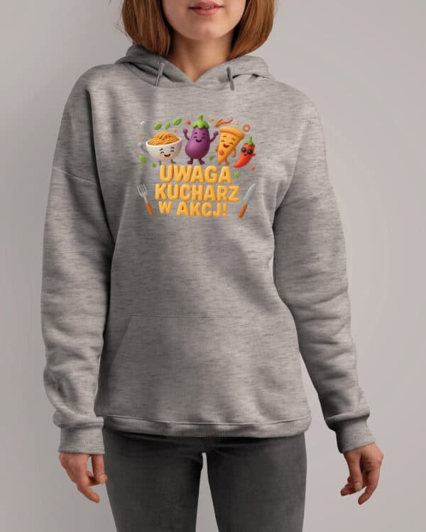 TL1765 SIM17 Bluza z kapturem dla Kucharza Gotowanie w Akcji