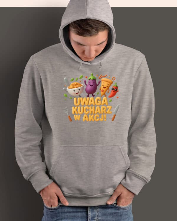 TL1765 SIM19 Bluza z kapturem dla Kucharza Gotowanie w Akcji