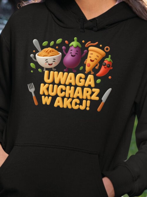 TL1765 SIM24 Bluza z kapturem dla Kucharza Gotowanie w Akcji