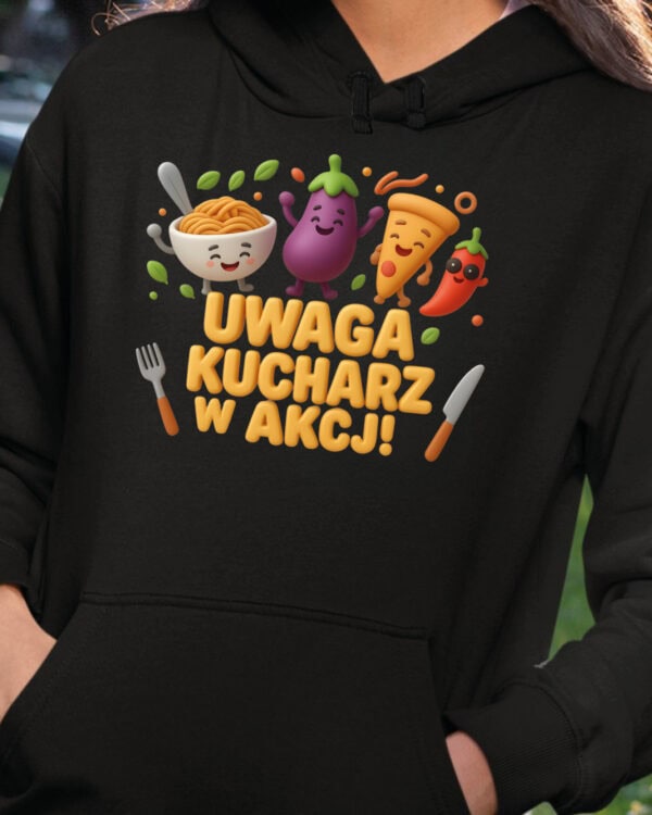 TL1765 SIM24 Bluza z kapturem dla Kucharza Gotowanie w Akcji