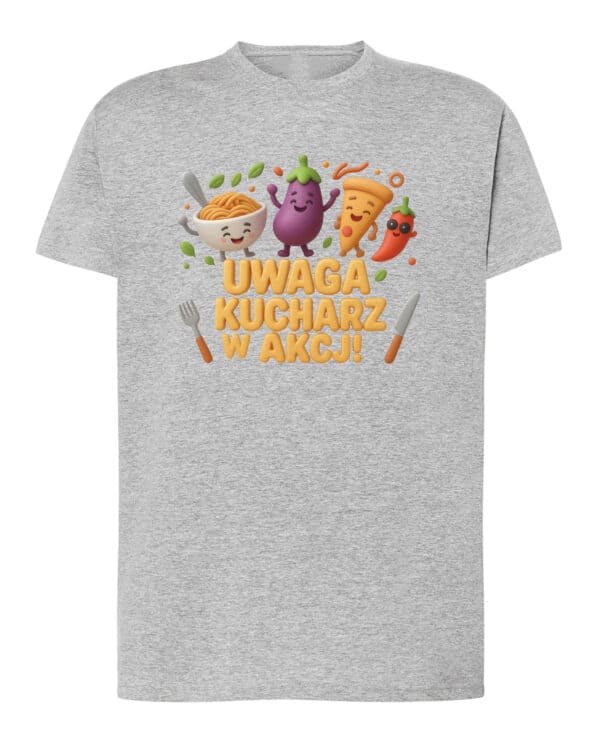 TL1765 SIM6 Koszulka dla Kucharza <br>Gotowanie w Akcji