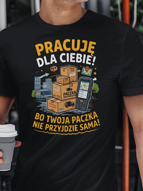 TL1766 SIM15 Koszulka dla Kuriera Zawsze na czas