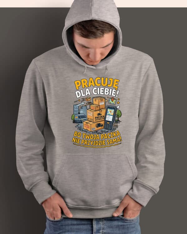 TL1766 SIM19 Bluza z kapturem dla Kuriera Zawsze na czas