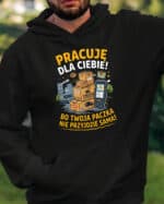 TL1766 SIM22 Bluza z kapturem dla Kuriera Zawsze na czas