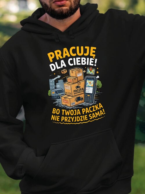TL1766 SIM22 Bluza z kapturem dla Kuriera Zawsze na czas