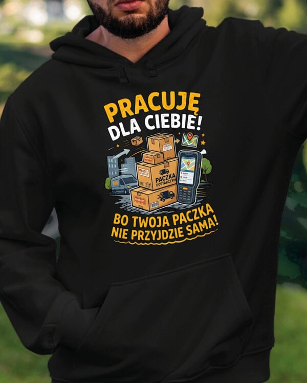 TL1766 SIM22 Bluza z kapturem dla Kuriera Zawsze na czas