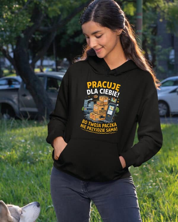 TL1766 SIM23 Bluza z kapturem dla Kuriera Zawsze na czas