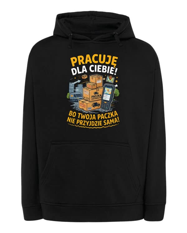 TL1766 SIM25 Bluza z kapturem dla Kuriera Zawsze na czas