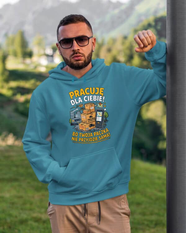 TL1766 SIM26 Bluza z kapturem dla Kuriera Zawsze na czas