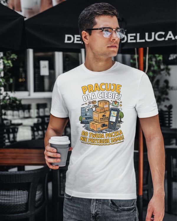 TL1766 SIM4 Koszulka dla Kuriera Zawsze na czas
