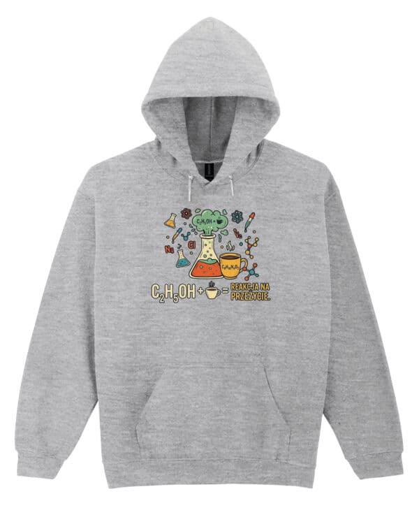 TL1767 SIM16 Bluza z kapturem Prezent dla Chemika <br>Śmieszna Mieszanka Szczęścia