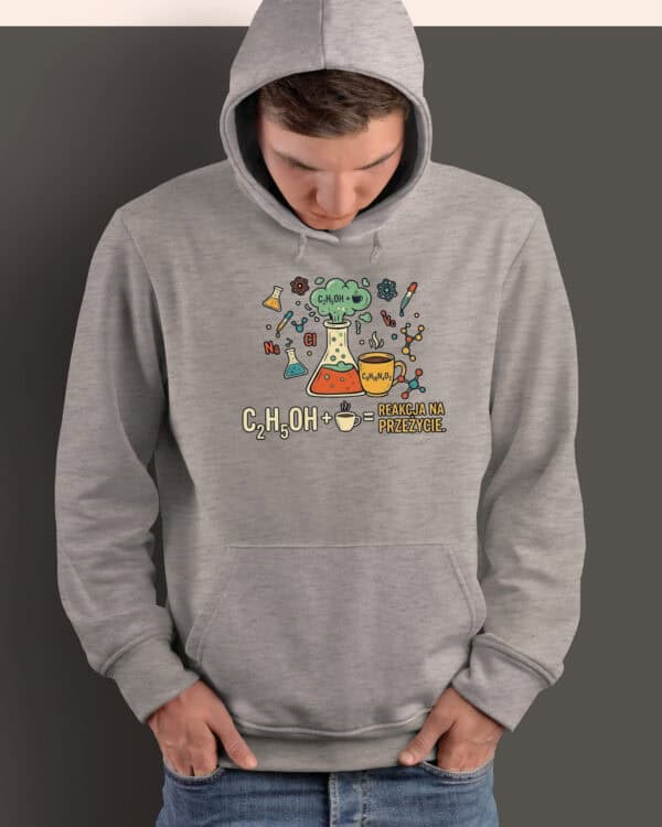TL1767 SIM19 Bluza z kapturem Prezent dla Chemika <br>Śmieszna Mieszanka Szczęścia