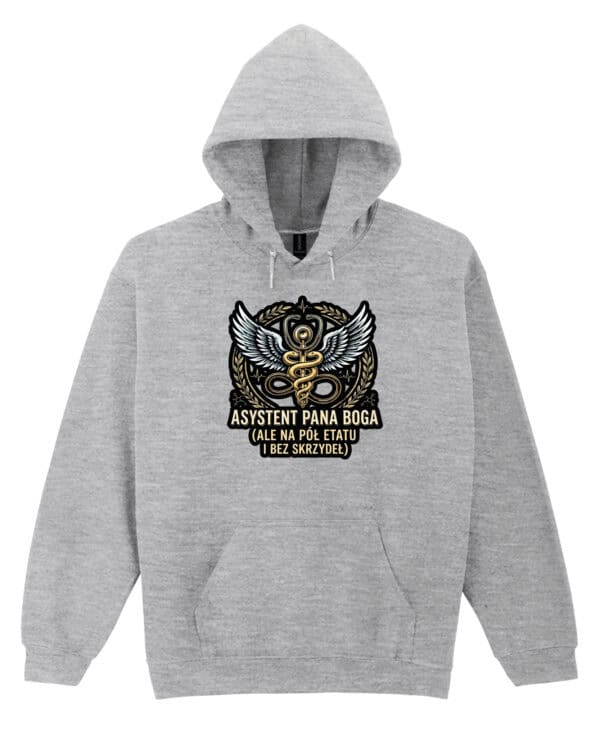 TL1769 SIM16 Bluza z kapturem Prezent dla Lekarza <br>Prawie Anioł