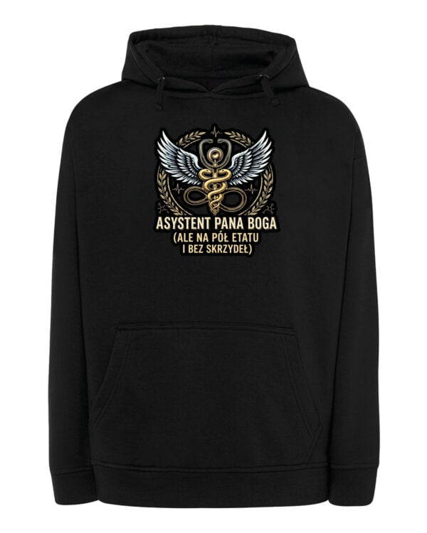 TL1769 SIM25 Bluza z kapturem Prezent dla Lekarza <br>Prawie Anioł